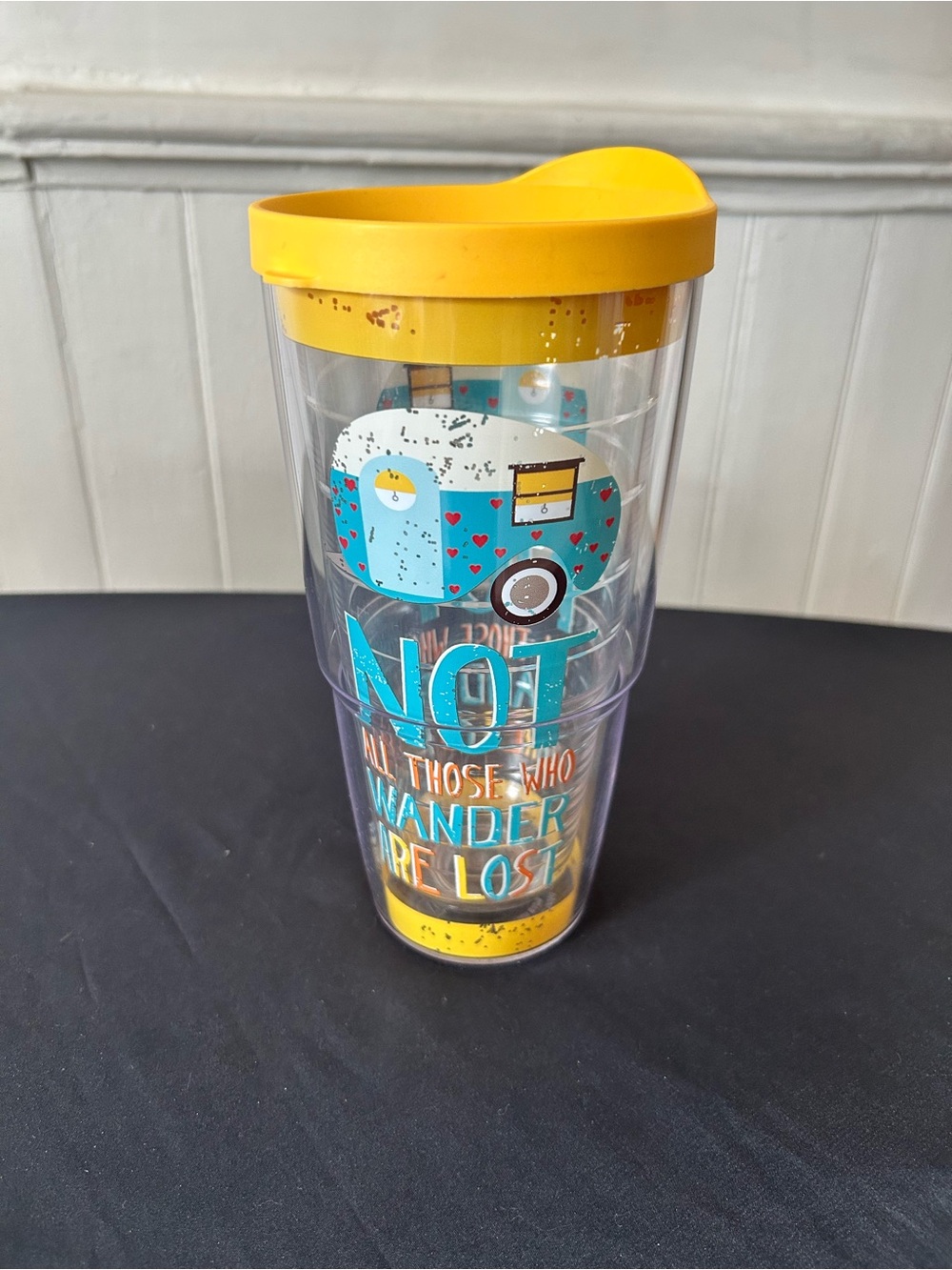 Tervis Tumbler “Not All Those Who Wander Are Lost” 24 Oz/NWOT